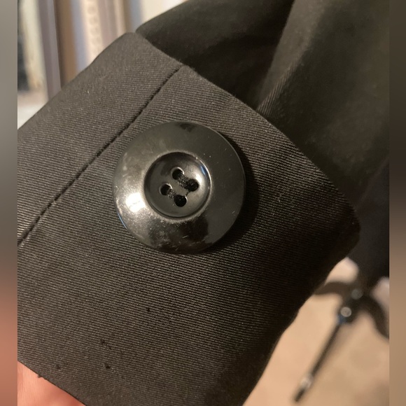 Vertigo black tailored trenchcoat - Picture 6 of 10